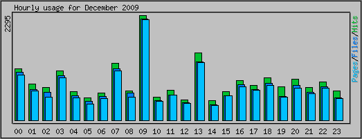 Hourly usage