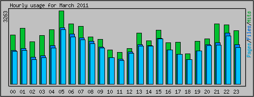 Hourly usage