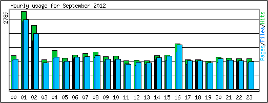 Hourly usage