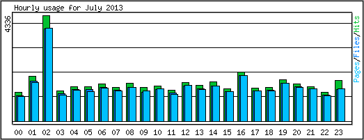 Hourly usage