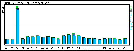 Hourly usage